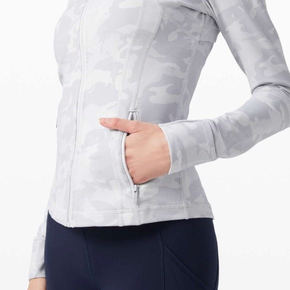 Lululemon Define Jacket Incognito Camo Alpine White Multi Size 8 - Picture 4 of 14